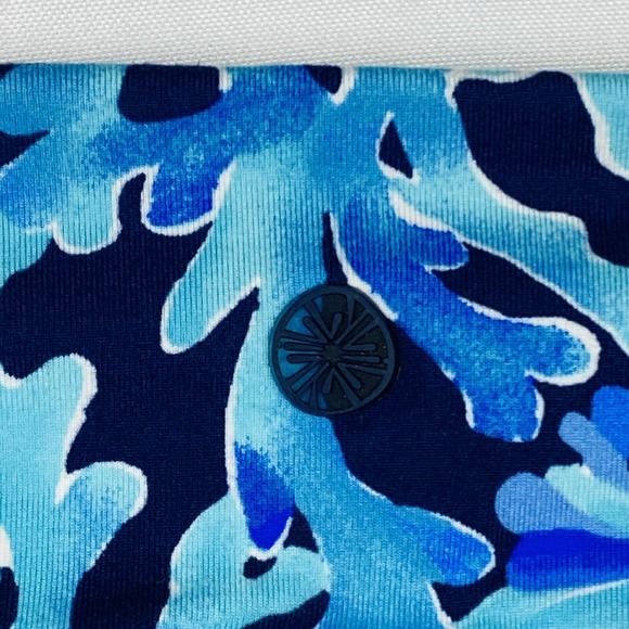 Lilly Pulitzer Luxletic Blue Coral Floral Print Leggings XS Style 000514 Womens - Picture 8 of 11